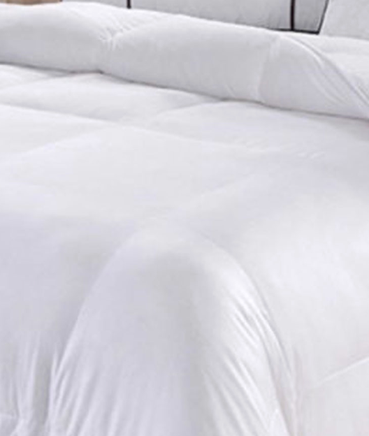 Down Alternative Baffle Box Comforter - White