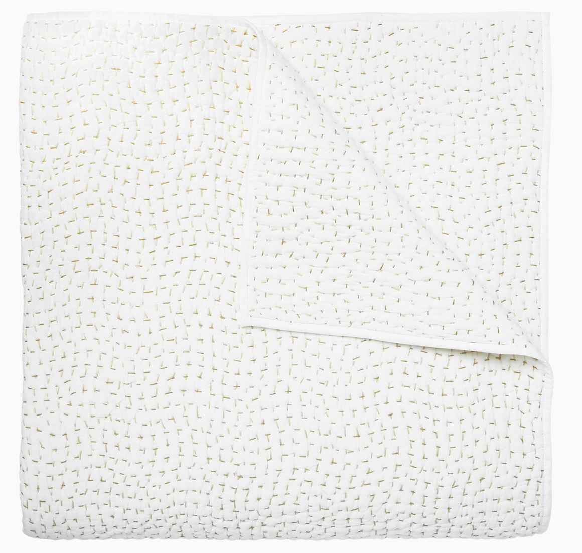 Organic Hand Stitched Coverlet