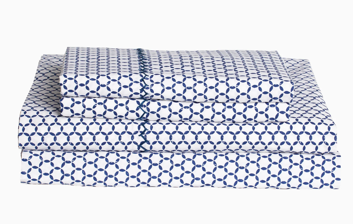 Kesar Indigo Organic Sheet Set