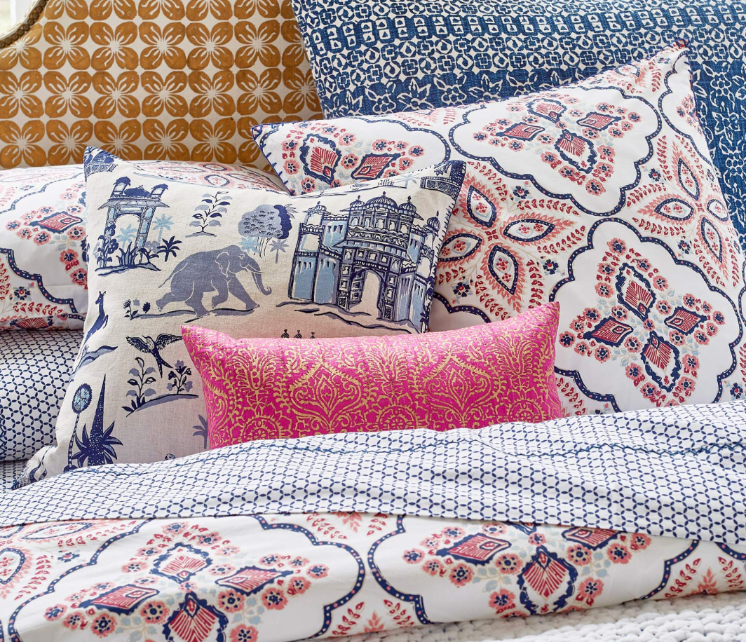 Kesar Indigo Organic Sheet Set