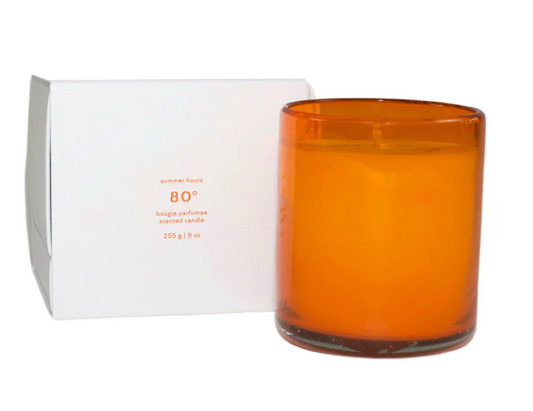 Summer Hours 80 Degrees Candle
