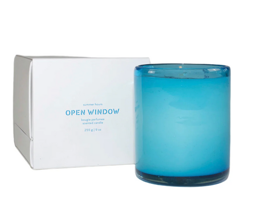 Summer Hours Open Window Candle