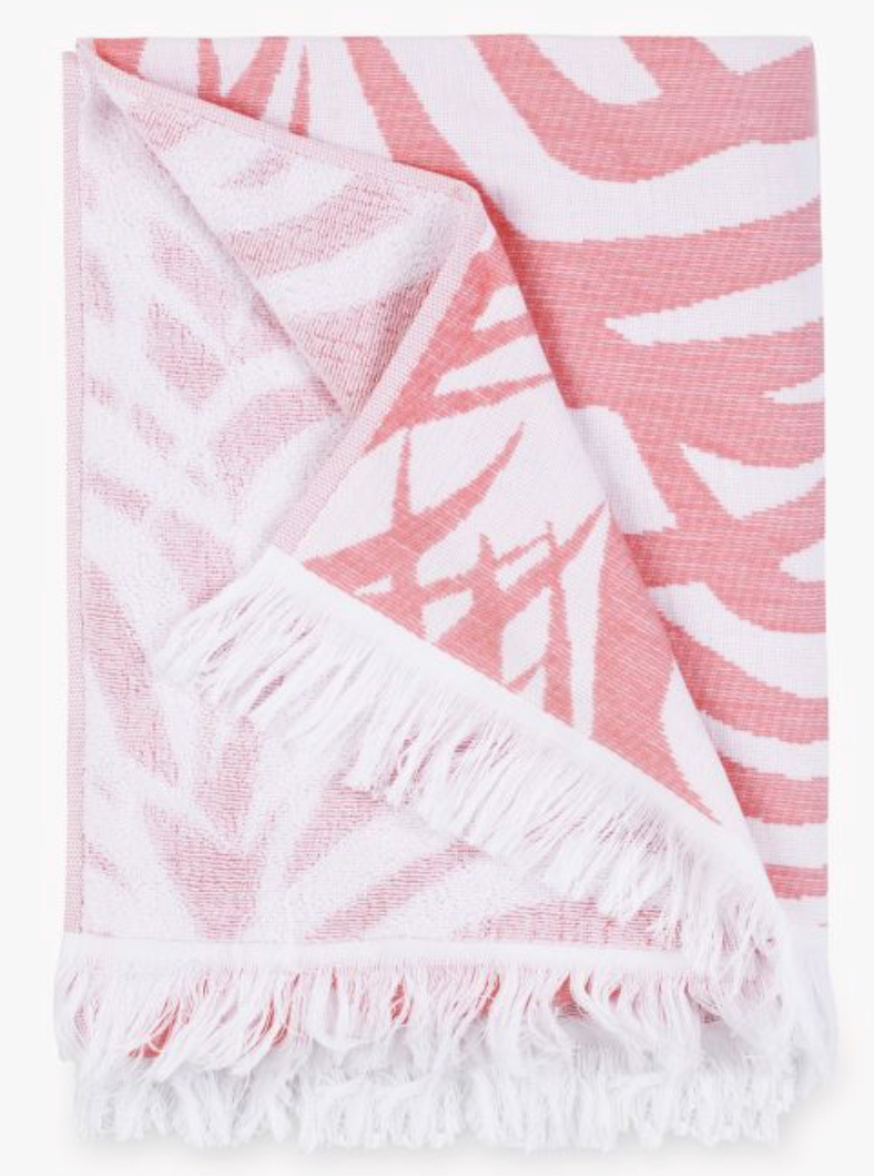 Zebra Palm Beach Towel