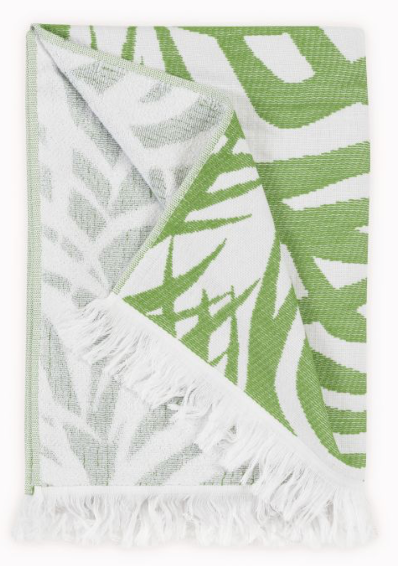 Zebra Palm Beach Towel