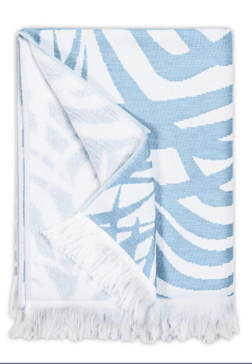 Zebra Palm Beach Towel