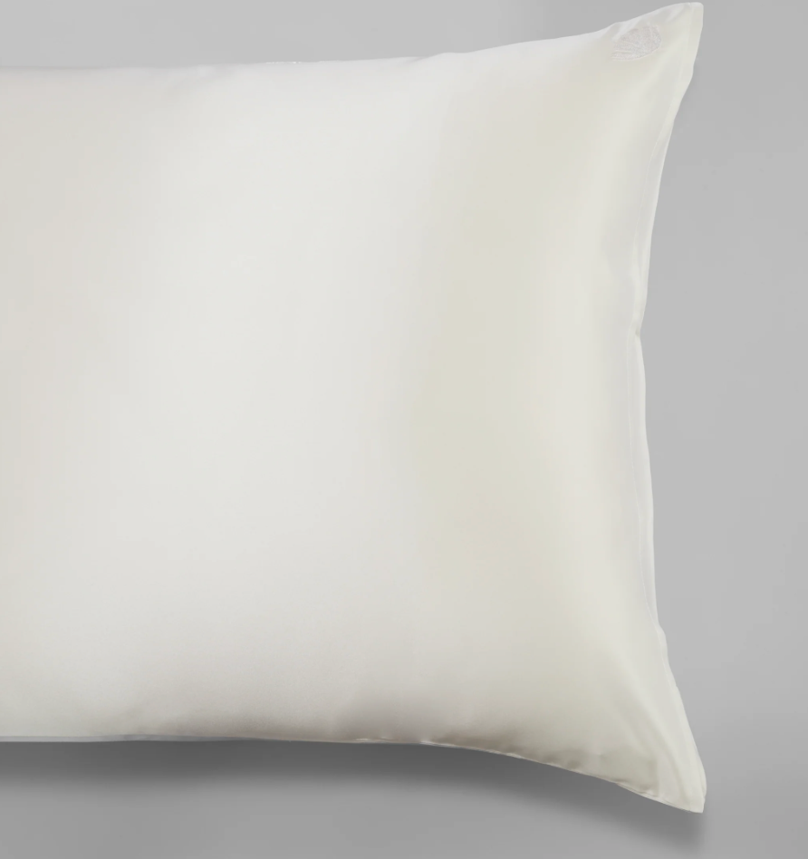 Silk Pillowcase w/Embroidery