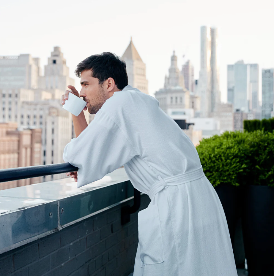 Pique Kimono Bathrobe
