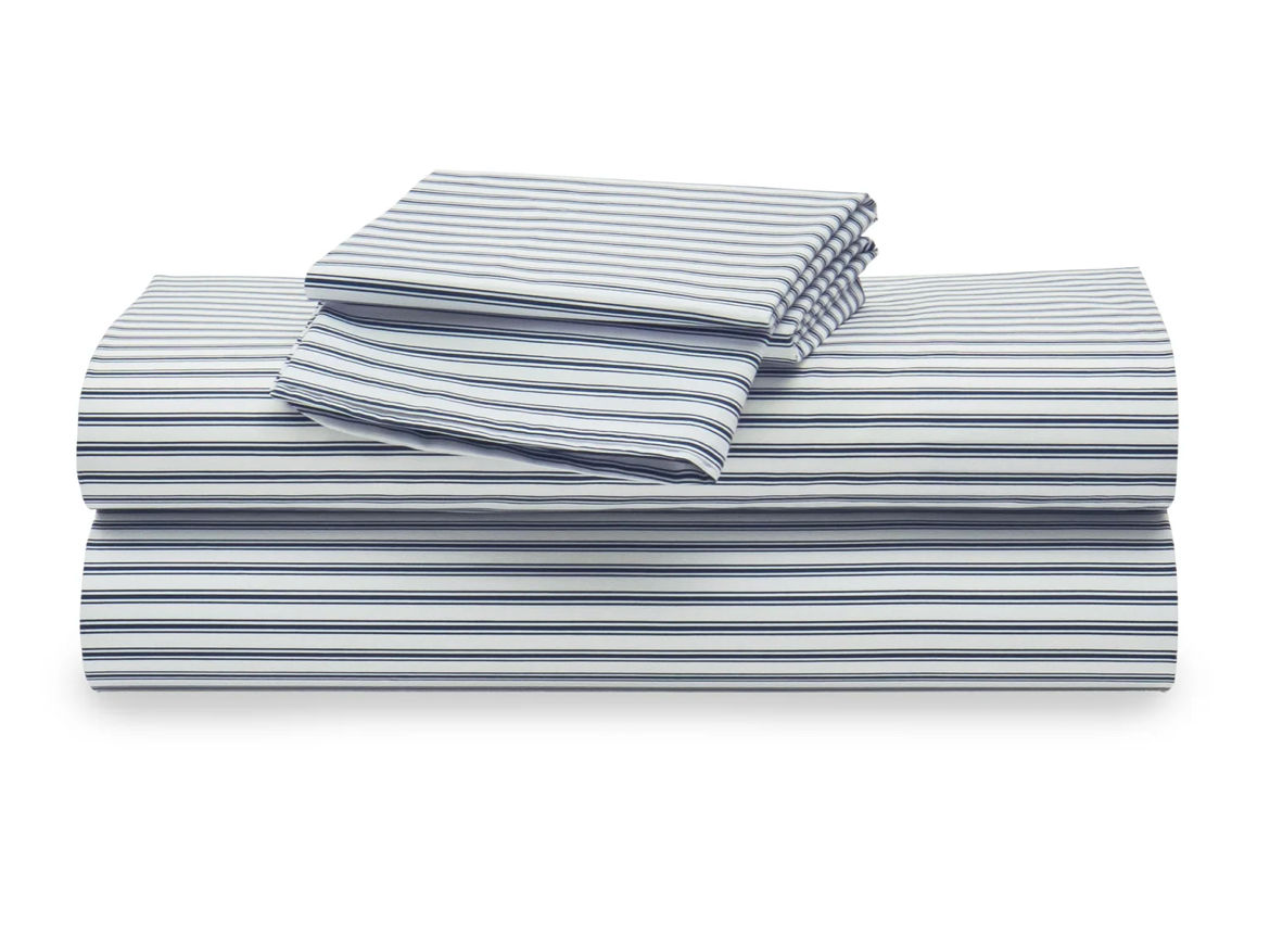 Luxe Premium Cotton French Ticking Bed Sheets
