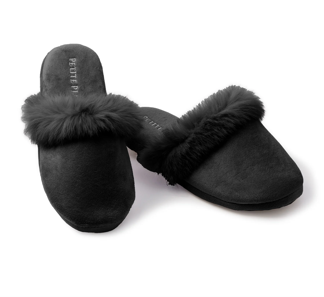 Women's Faux Fur Trim Slippers