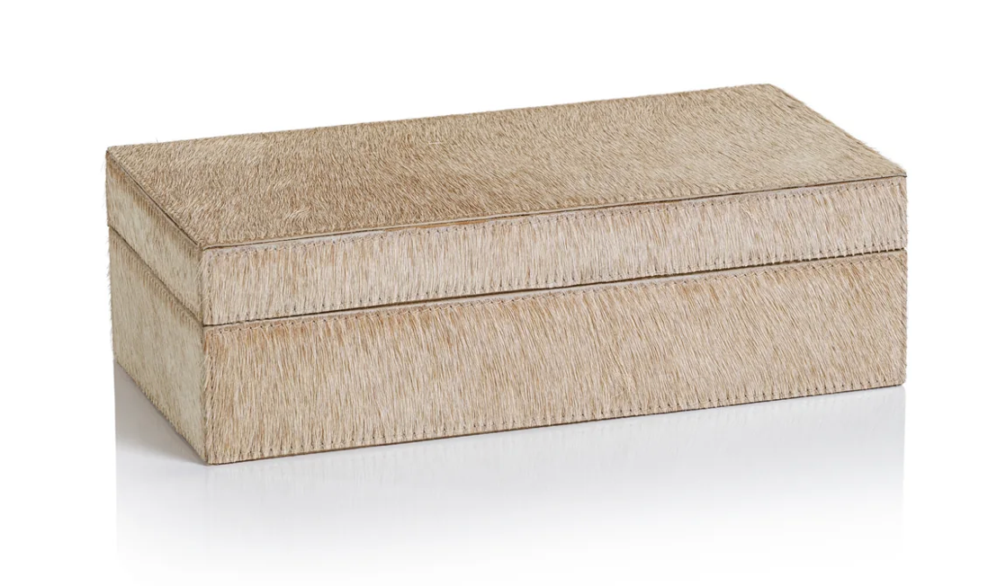 Corviglia Hair On Hide Leather Box Collection