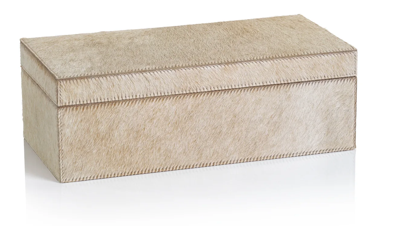 Corviglia Hair On Hide Leather Box Collection