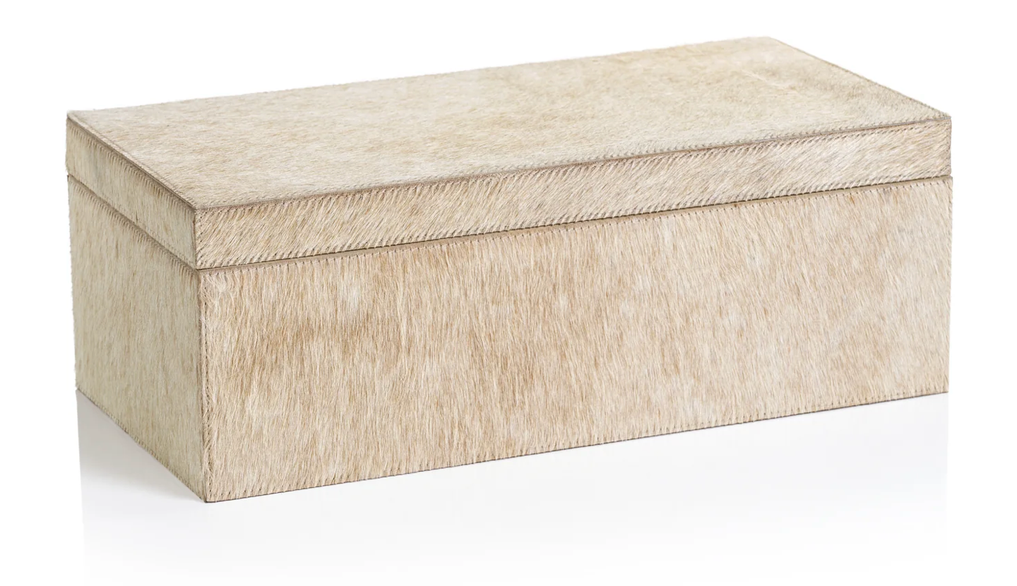 Corviglia Hair On Hide Leather Box Collection