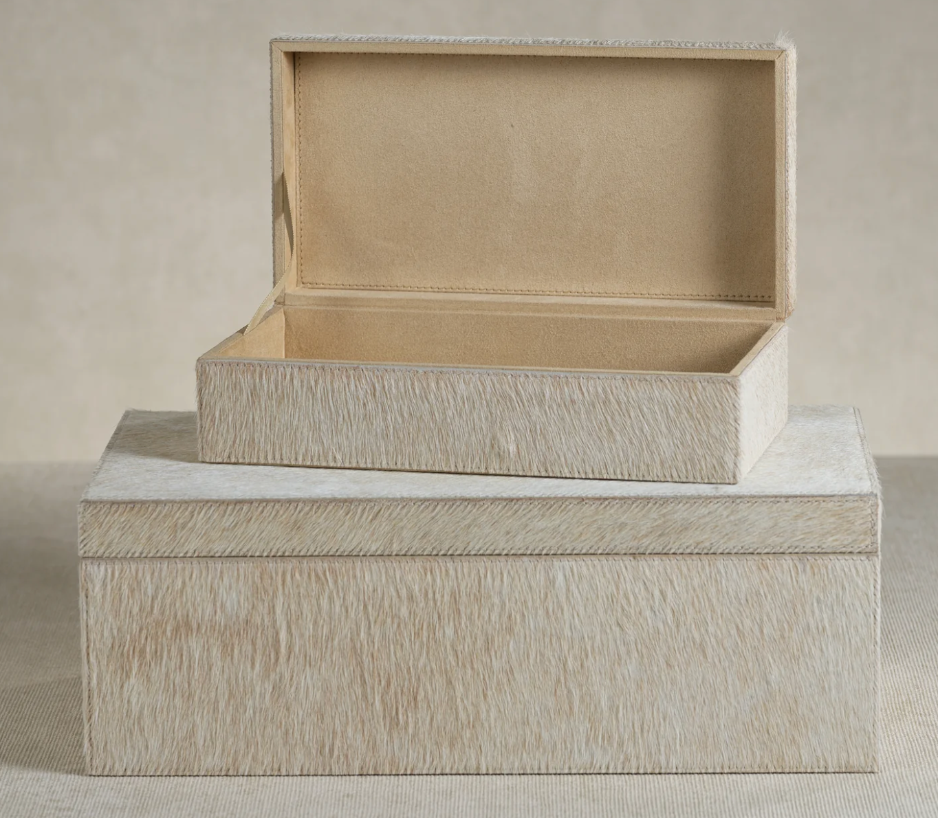 Corviglia Hair On Hide Leather Box Collection