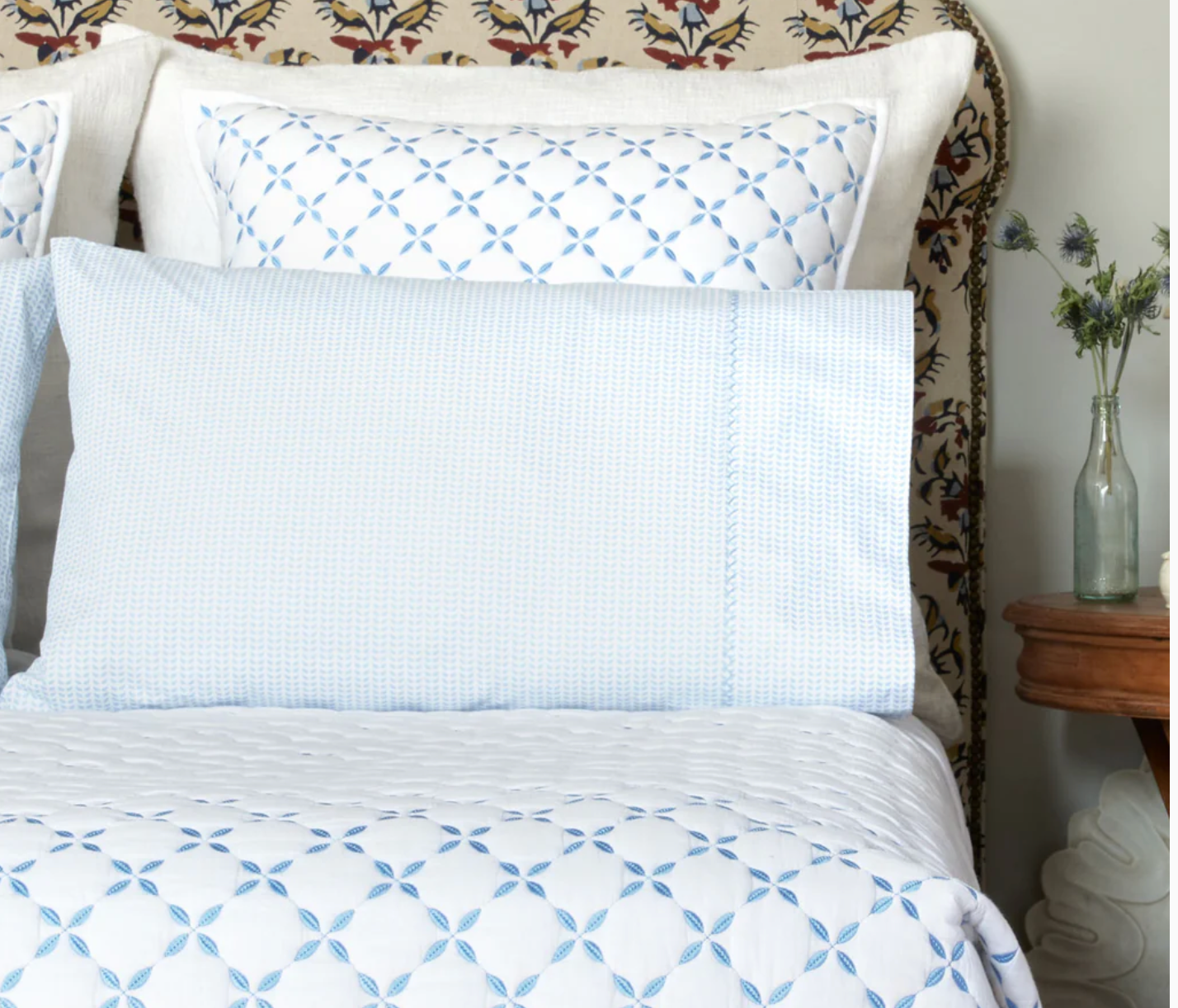 Cinde Light Indigo Organic Sheet Set