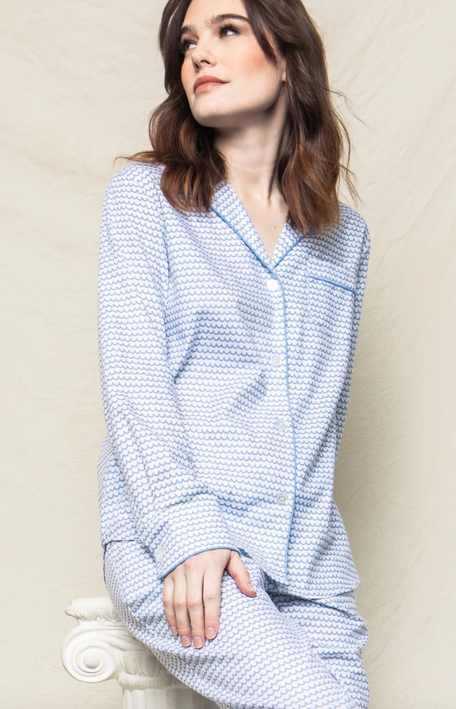 La Mer Twill Pajama Set