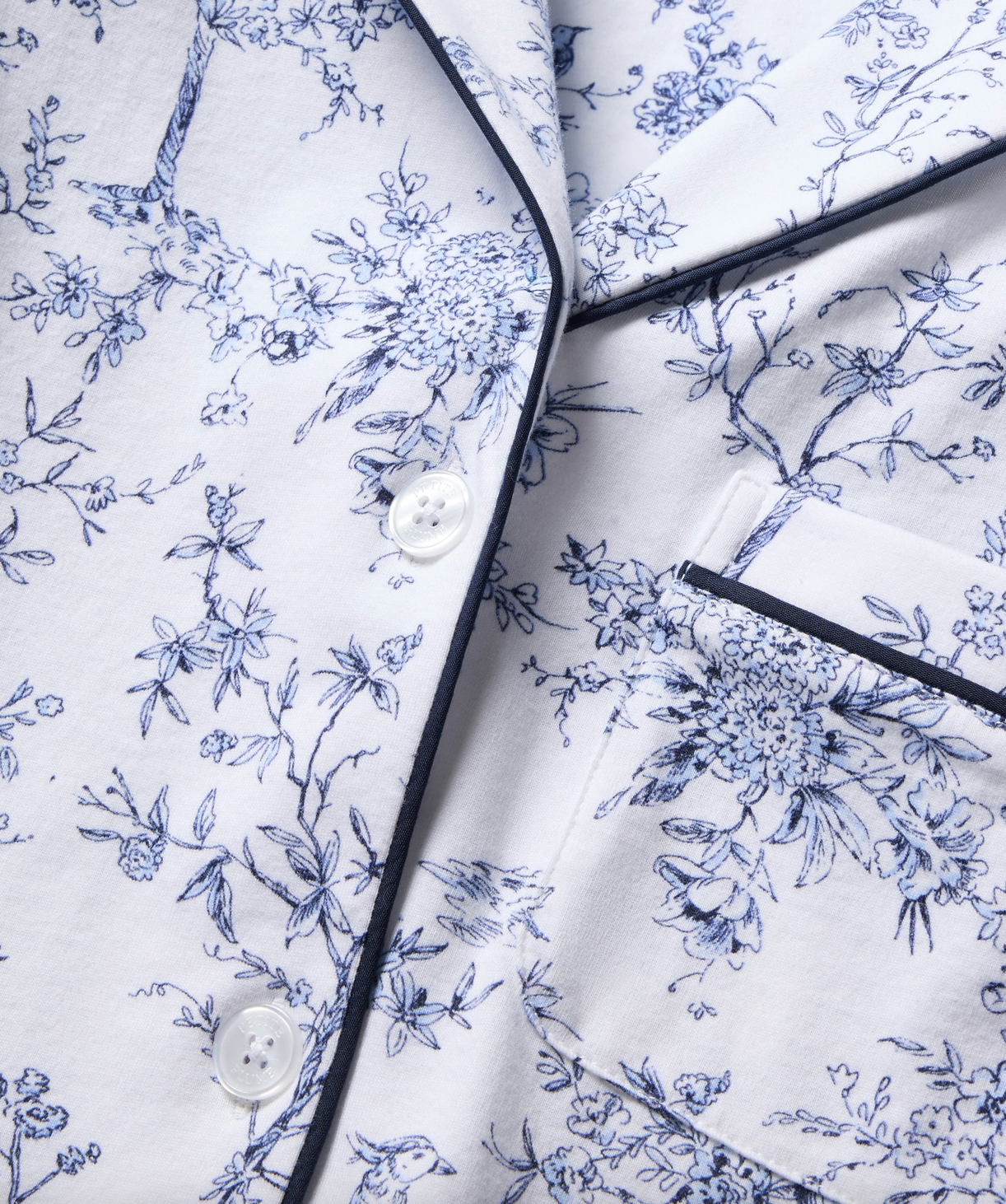 Timeless Toile Crop Pajama Set