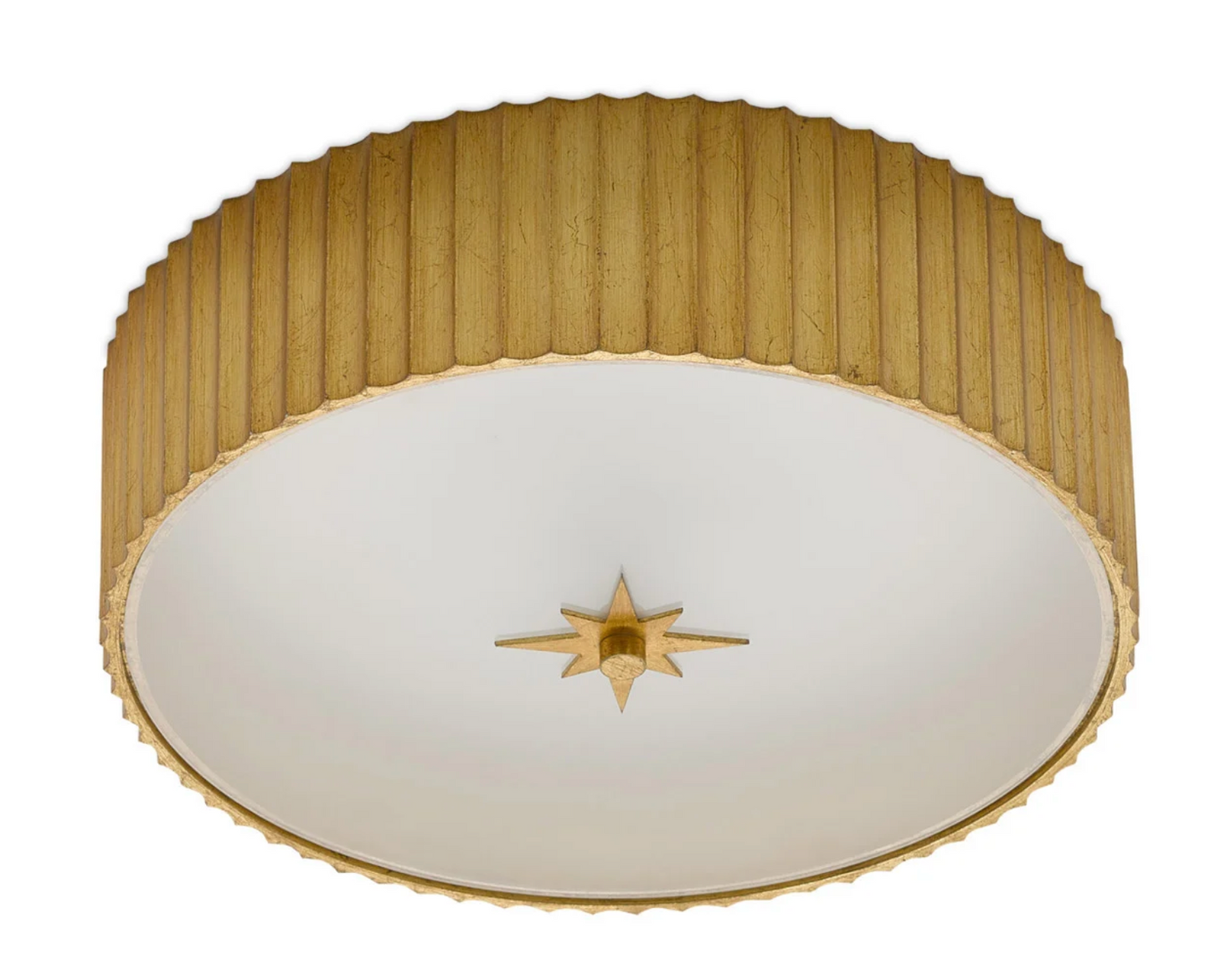 Caravel Gold Flush Mount