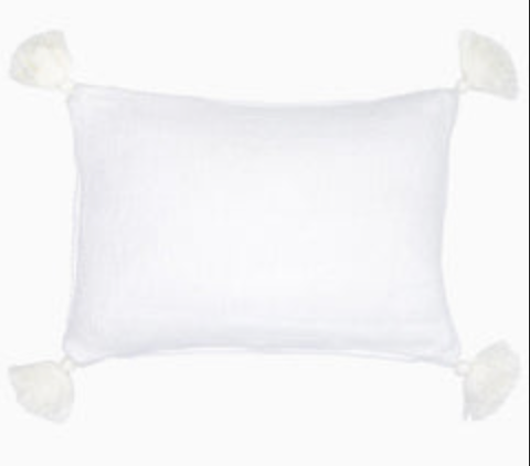 Woven Decorative Kidney Pillow