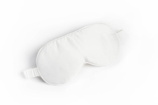 Satin Sleep Mask - White