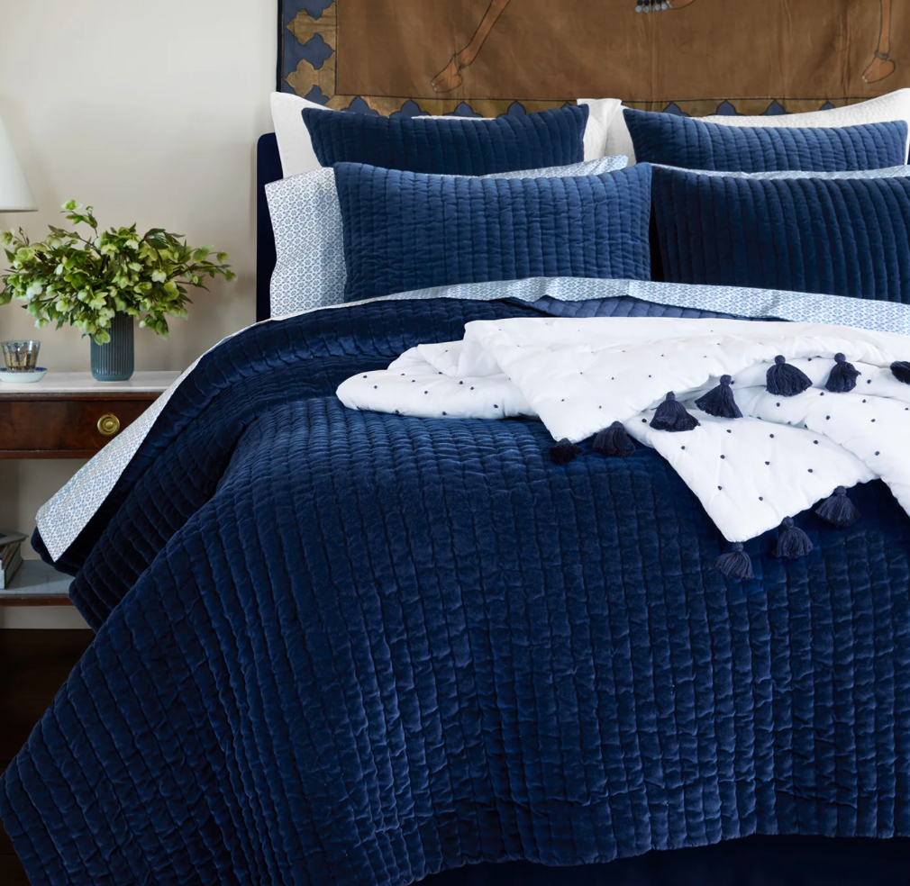 Velvet Quilted Coverlet