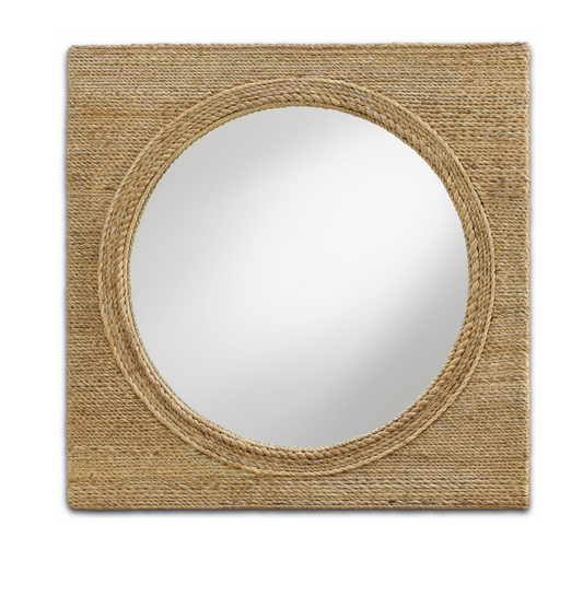 Tisbury Small Square Rope Mirror