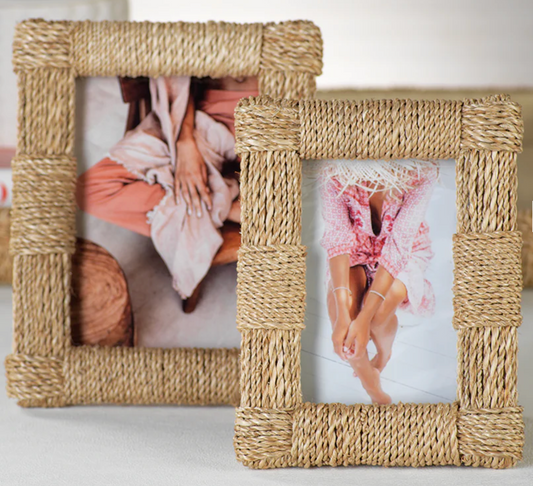 Abaca Rope Photo Frame