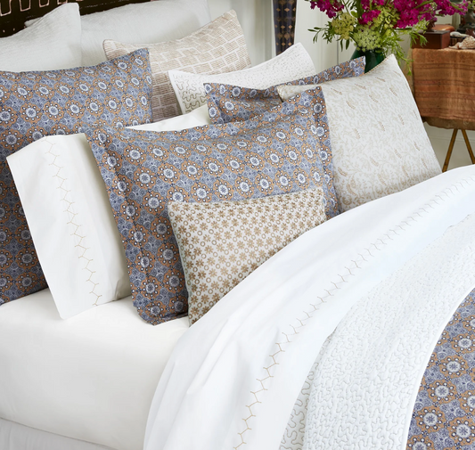 Stitched Sand Organic Sheet Set