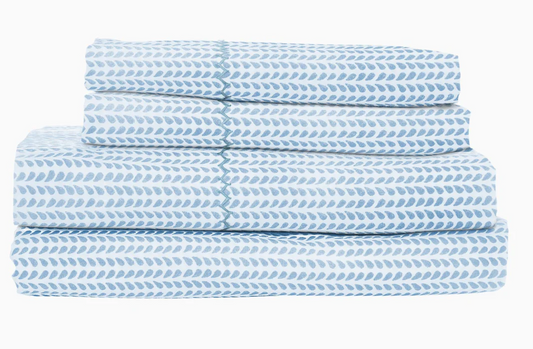 Cinde Light Indigo Organic Sheet Set