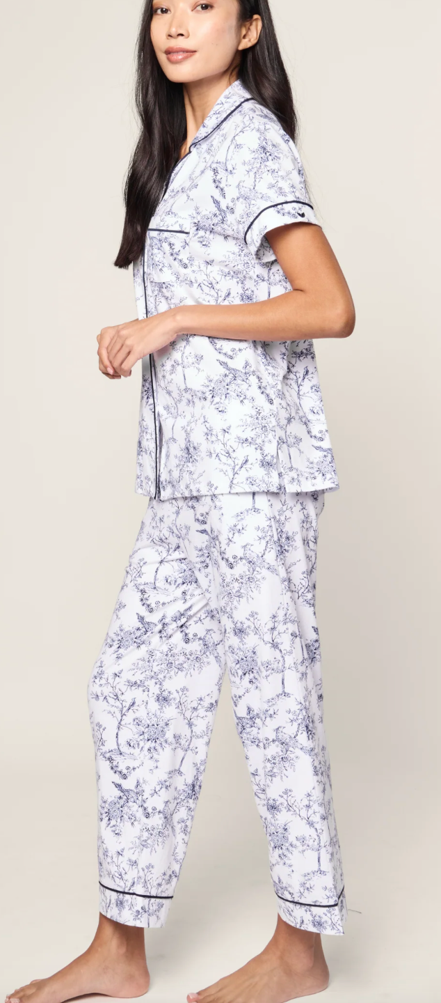 Timeless Toile Crop Pajama Set