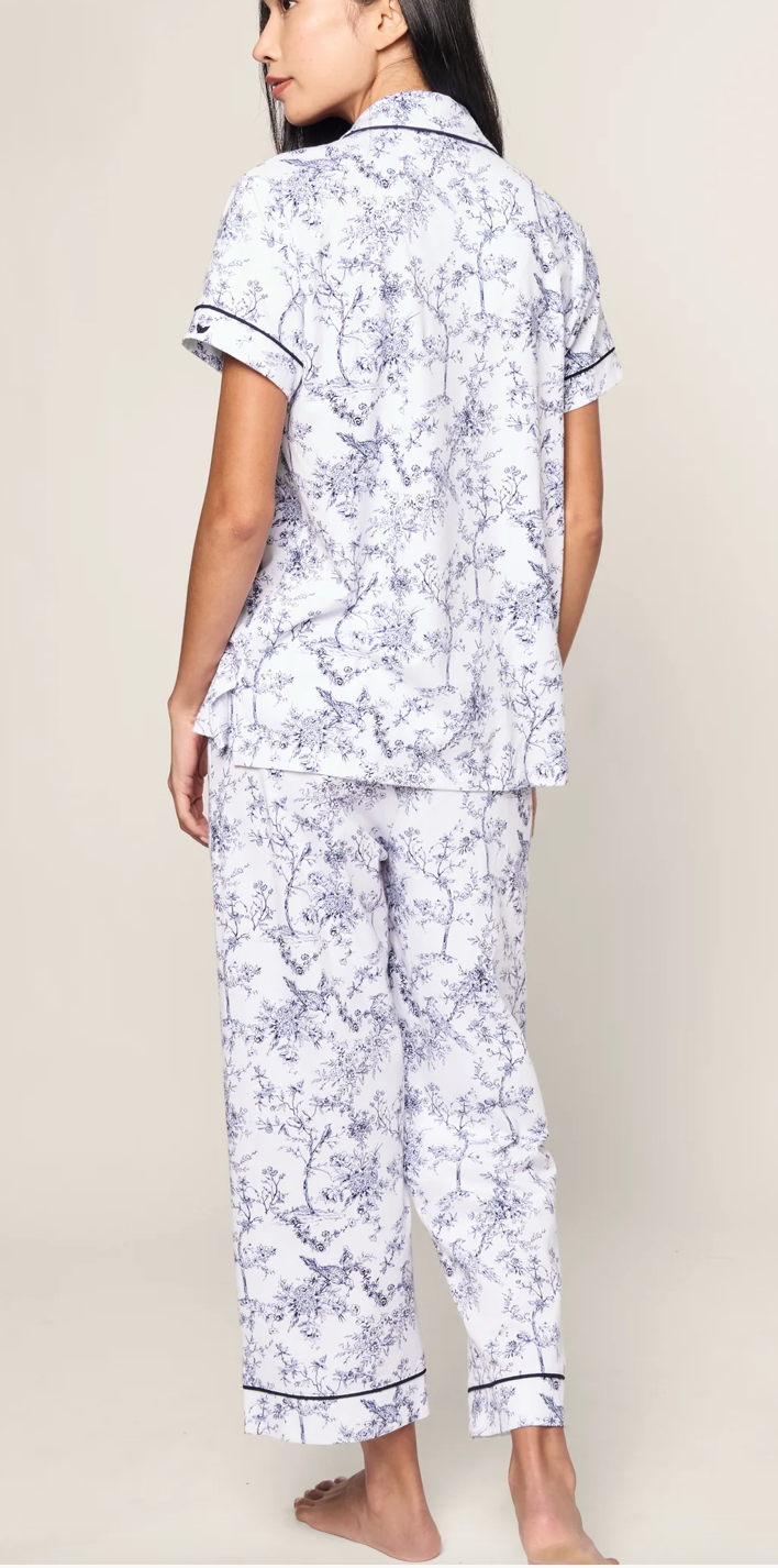 Timeless Toile Crop Pajama Set