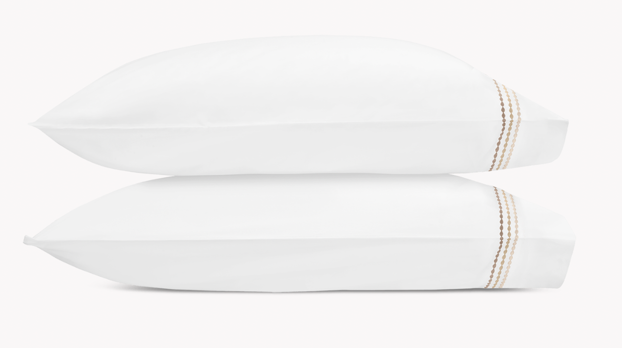 Amara Triple Pearl  Pillowcase - Pair