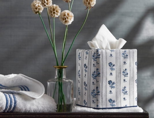Cabanon Stripe Tissue Box Cover