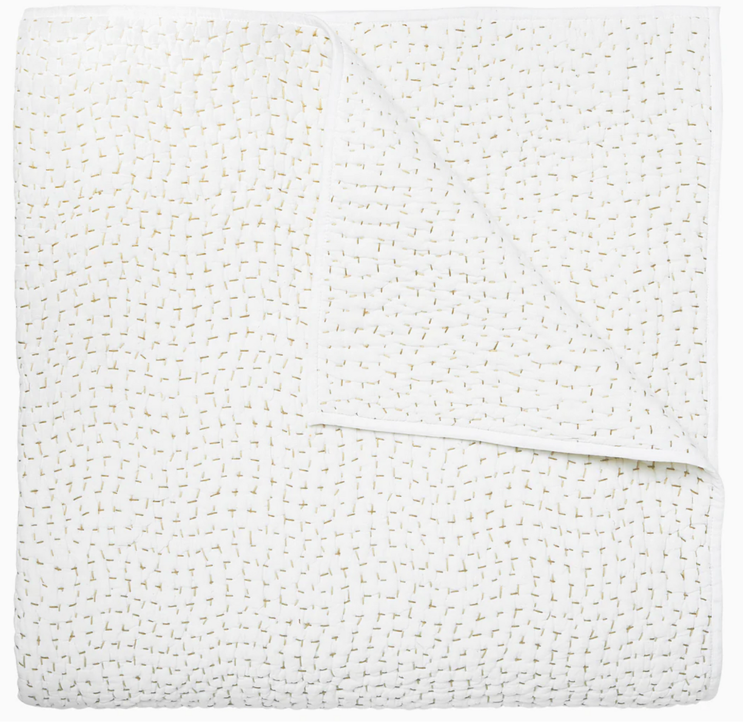 Organic Hand Stitched Coverlet