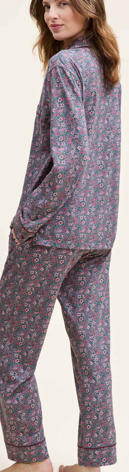 Luxe Pima Pajama Set - Fleurs de Saison