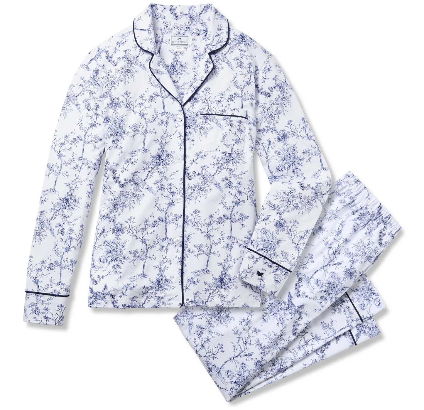 Luxe Pima Pajama Set - Timeless Toile